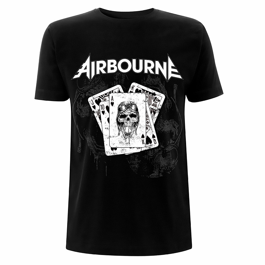 Airbourne tričko, Playing Cards, pánské, velikost XXL