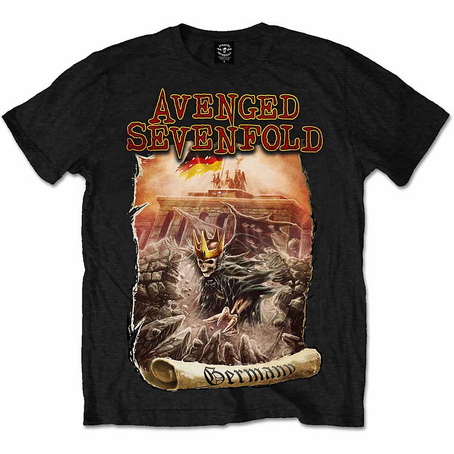 Avenged Sevenfold tričko, Germany, pánské, velikost XXL
