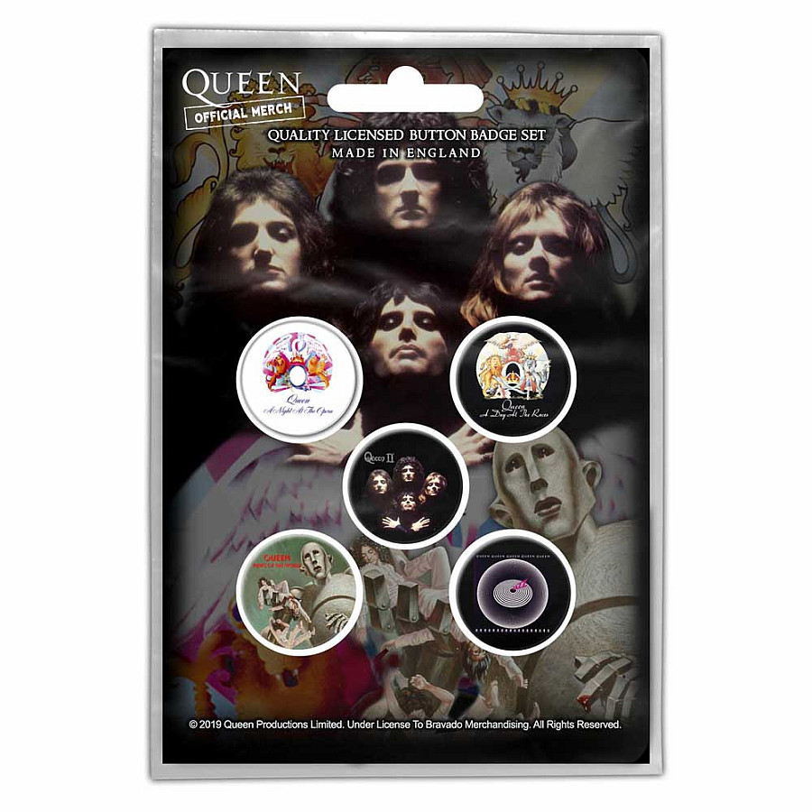 Queen set 5-ti placek, Early Albums