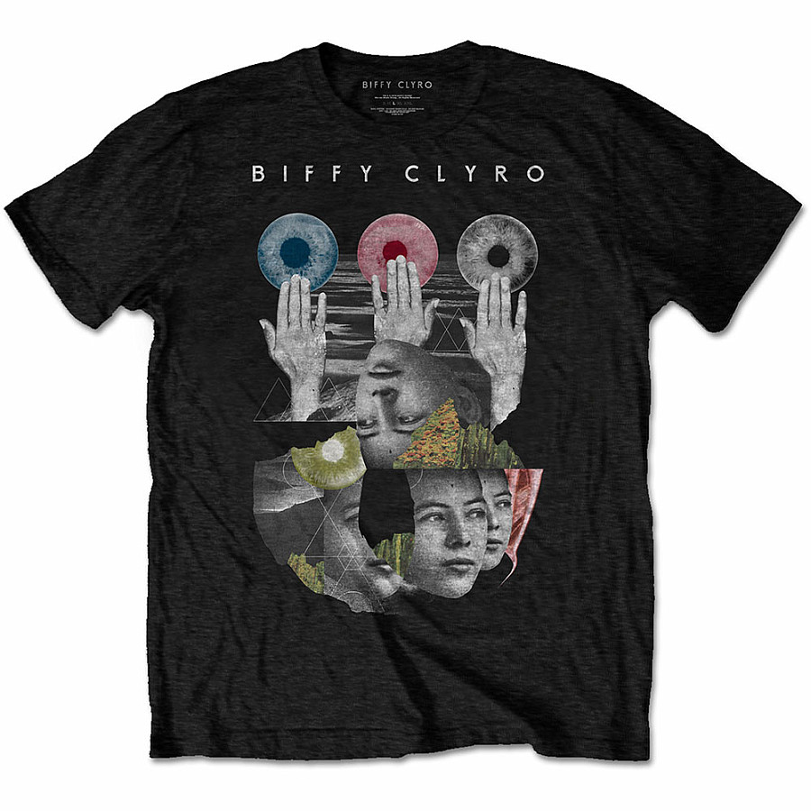 Biffy Clyro tričko, Hands Black, pánské, velikost XXL