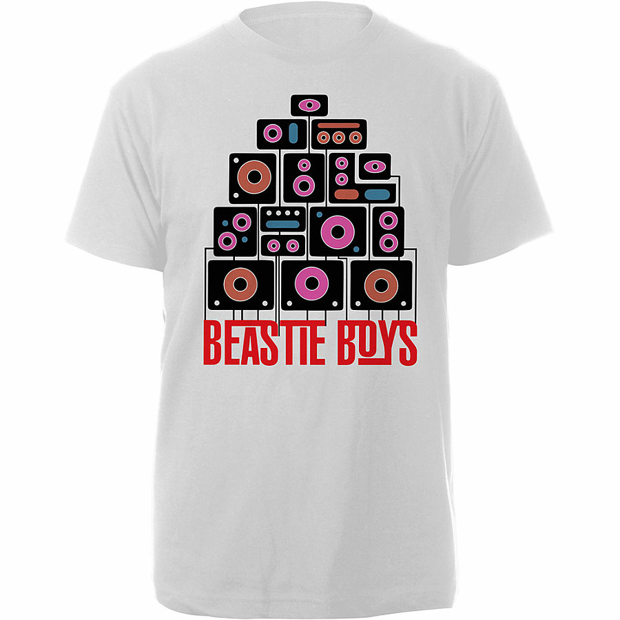 Beastie Boys tričko, Tape White, pánské, velikost S