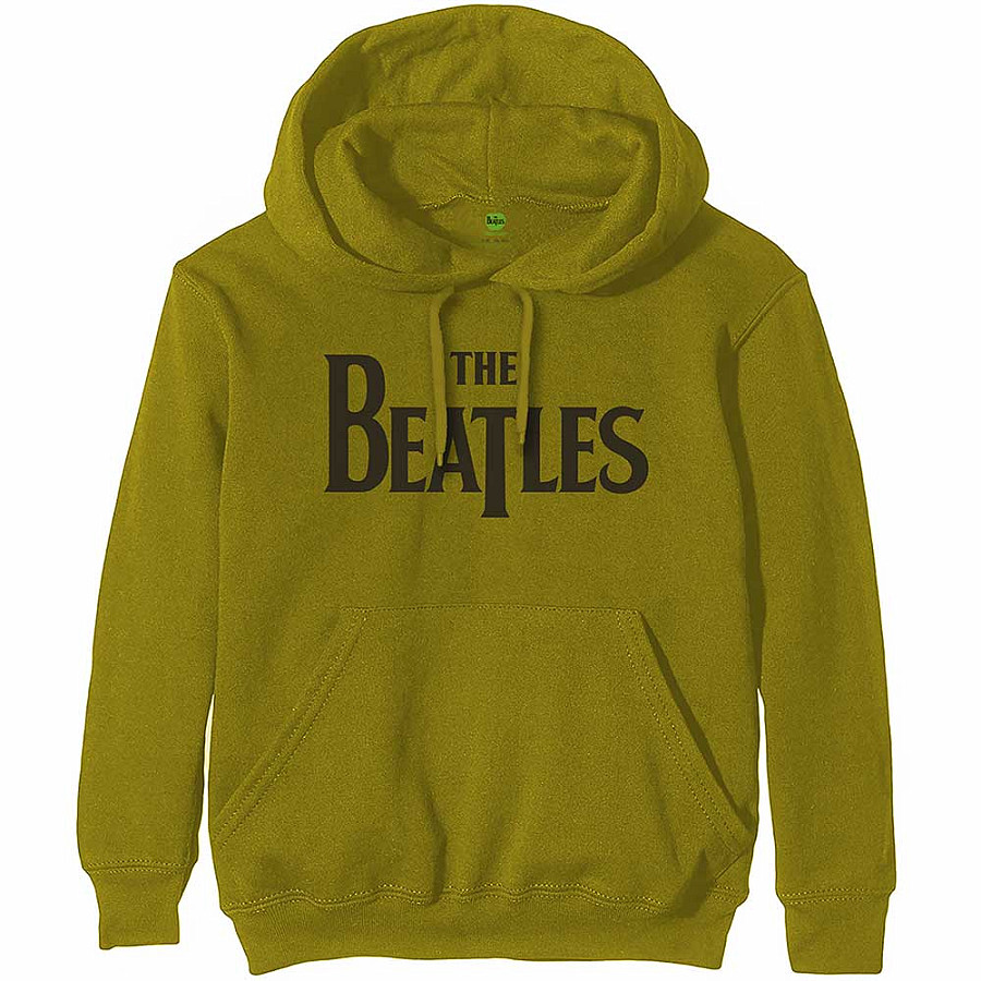 The Beatles mikina, Drop T Logo Green, pánská, velikost XXL