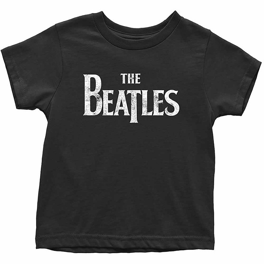 The Beatles tričko, Drop T Logo Todler Black, dětské, velikost S velikost S (12 měsíců)