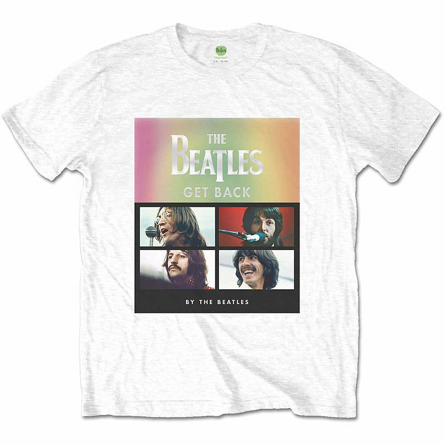The Beatles tričko, Album Faces Gradient White, pánské, velikost XL