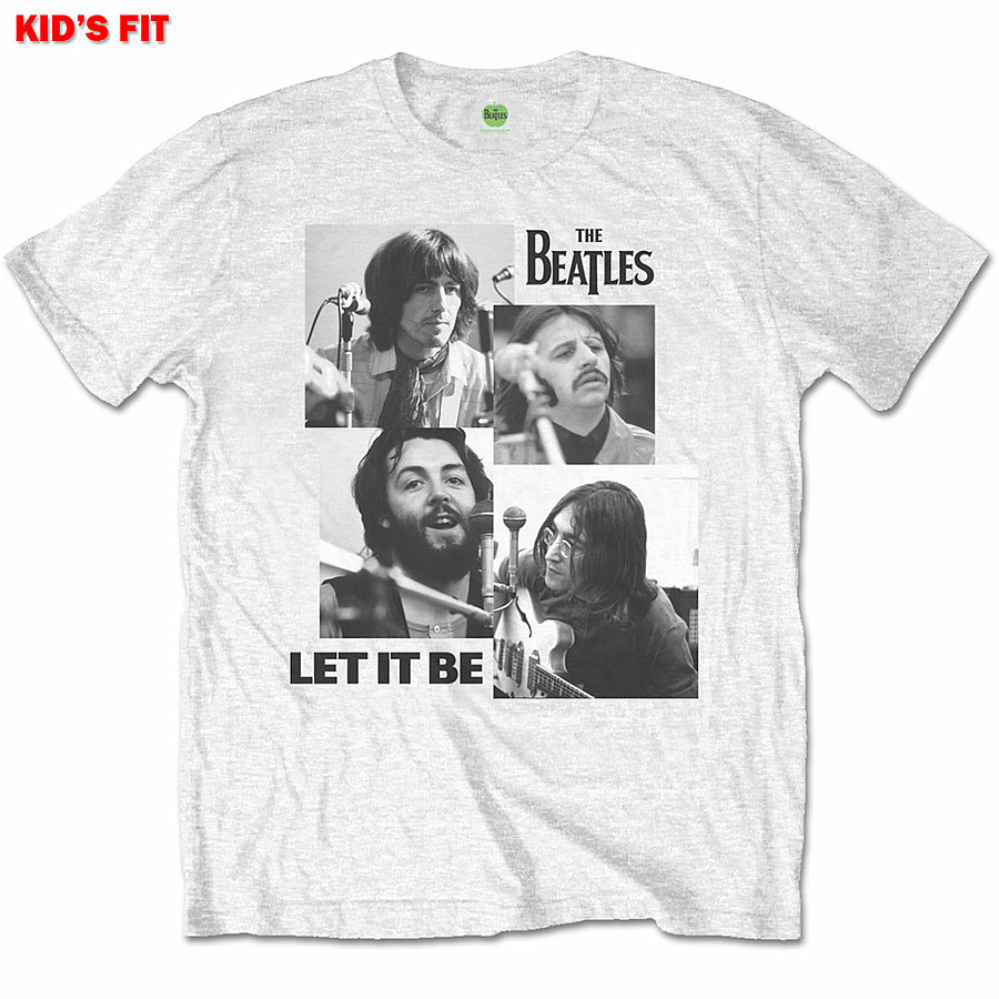 The Beatles tričko, Let it Be White, dětské, velikost M velikost M věk (3-4 roky)