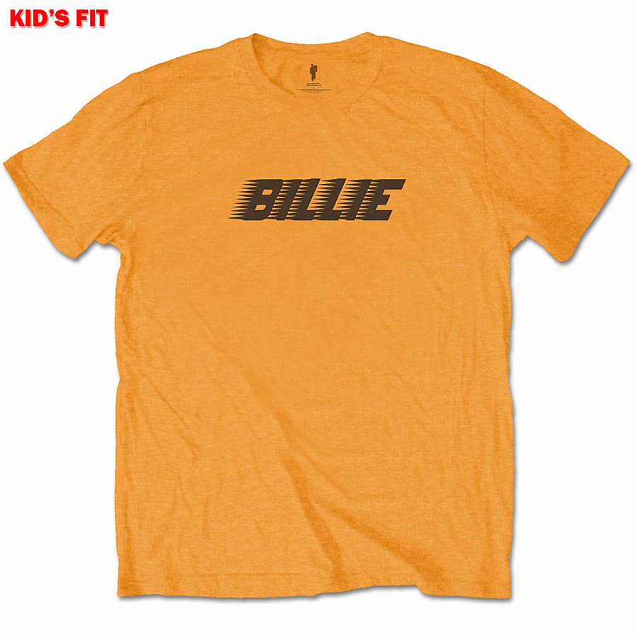 Billie Eilish tričko, Racer Logo &amp; Blohsh BP Orange, dětské, velikost L velikost L (9-10 let)