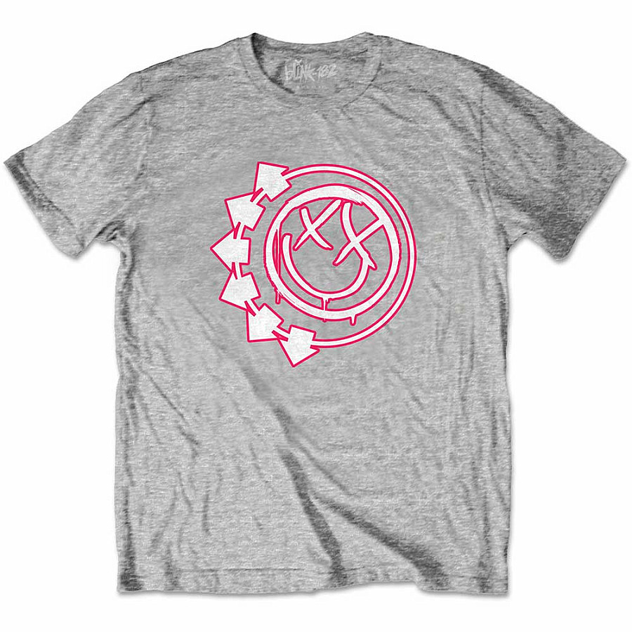 Blink 182 tričko, Six Arrow Smiley Heather Grey, dětské, velikost XXL velikost XXL (13-14 let)