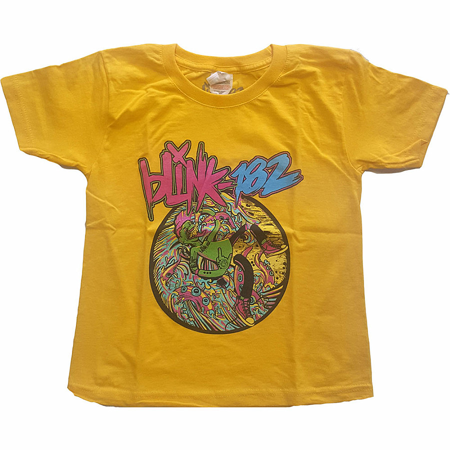 Blink 182 tričko, Overboard Event Yellow, dětské, velikost XL velikost XL věk (11-12 let)