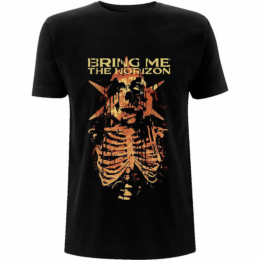 Bring Me The Horizon tričko, Skull Muss Black, pánské, velikost XL