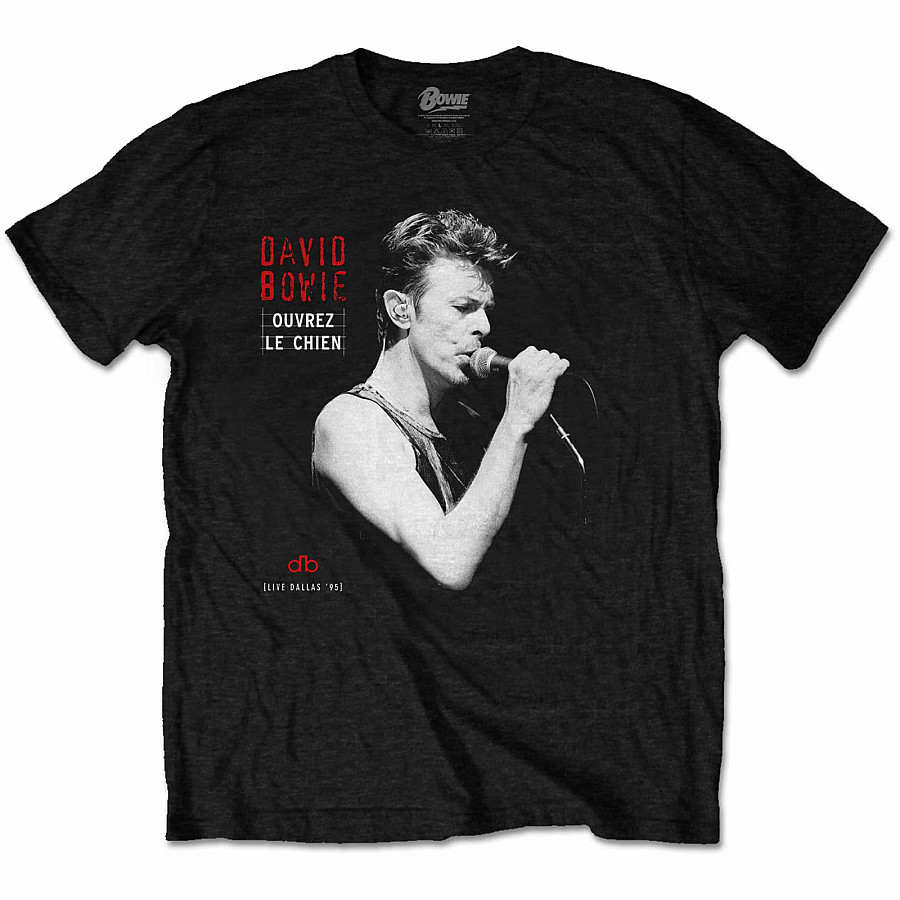 David Bowie tričko, Dallas &#039;95 BP Black, pánské, velikost S