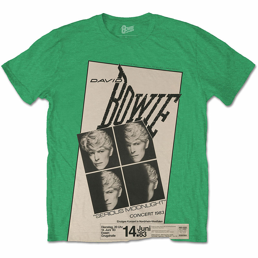 David Bowie tričko, Concert &#039;83, pánské, velikost XXL
