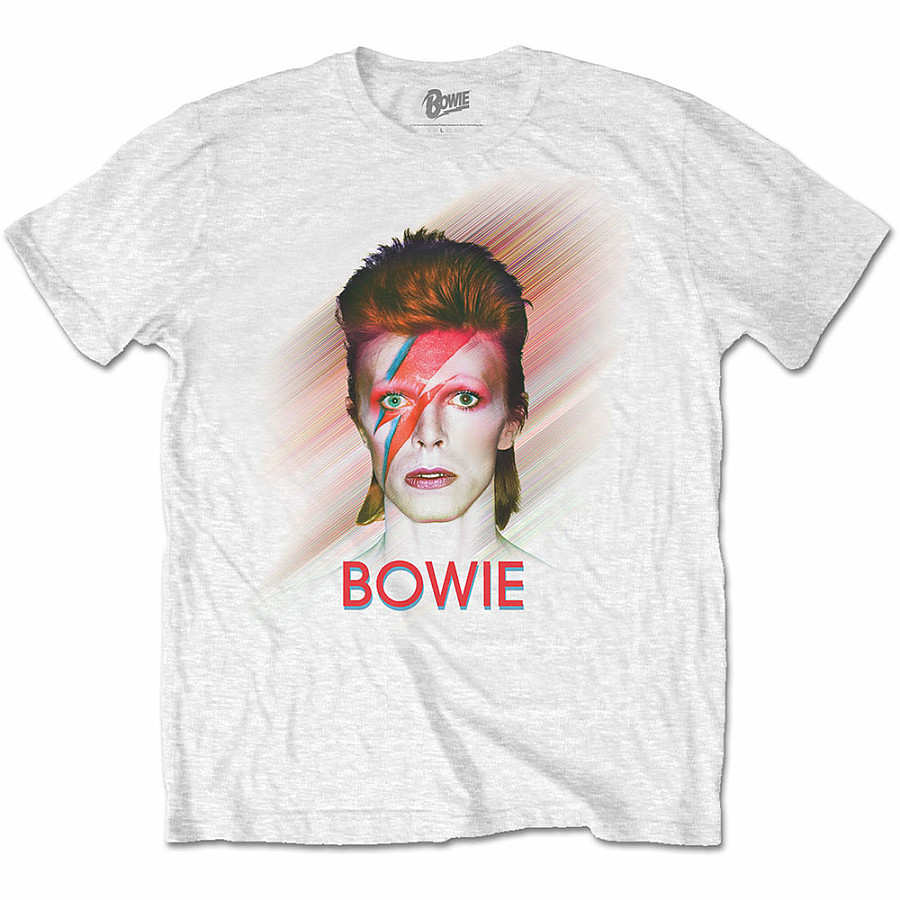David Bowie tričko, Bowie Is BP White, pánské, velikost M