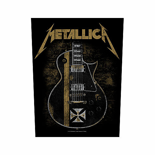 Metallica nášivka na záda 30x27x36 cm, Hetfield Guitar