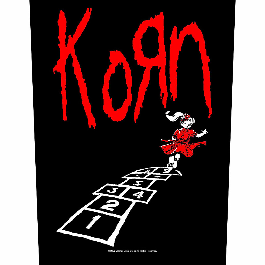 Korn nášivka na záda 30x27x36 cm, Follow The Leader