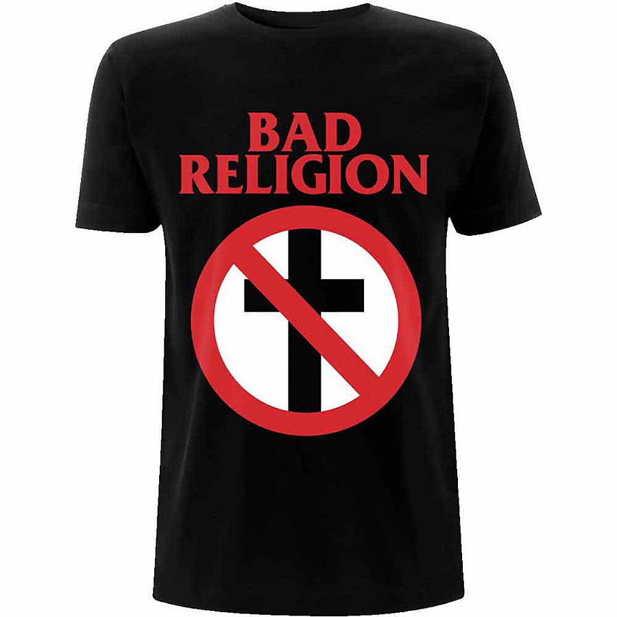Bad Religion tričko, Classic Buster Cross V.2 Black, pánské, velikost S