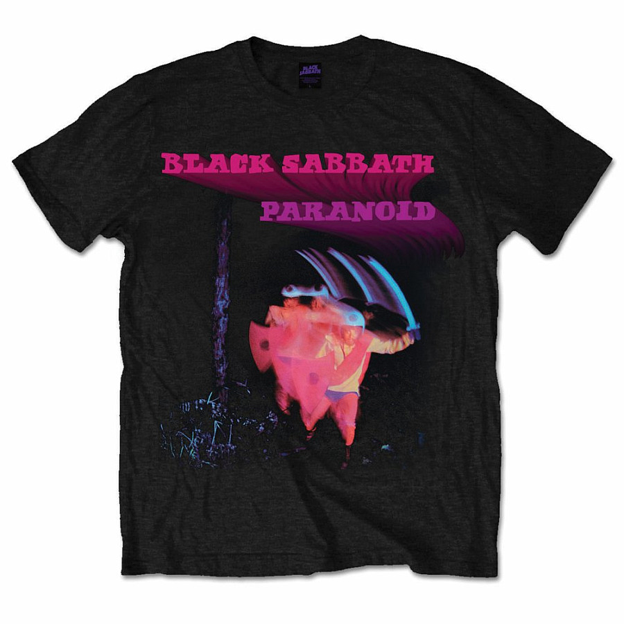 Black Sabbath tričko, Paranoid Motion Trails, pánské, velikost L