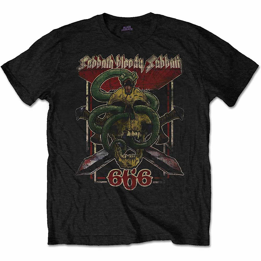 Black Sabbath tričko, Bloody Sabbath 666, pánské, velikost XL