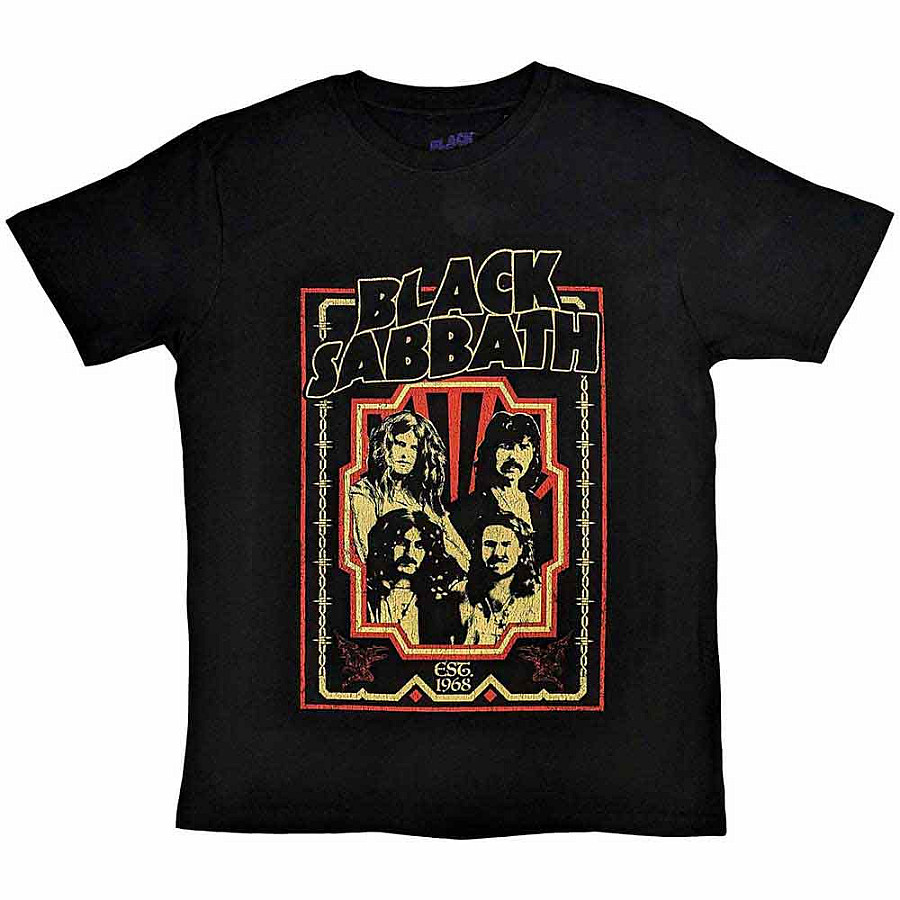 Black Sabbath tričko, Est 1968 Black, pánské, velikost XXL