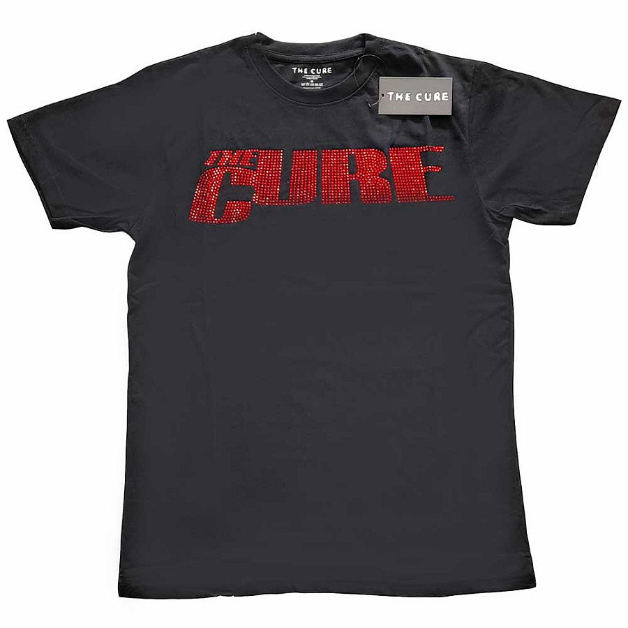 The Cure tričko, Logo Diamante Black, pánské, velikost L