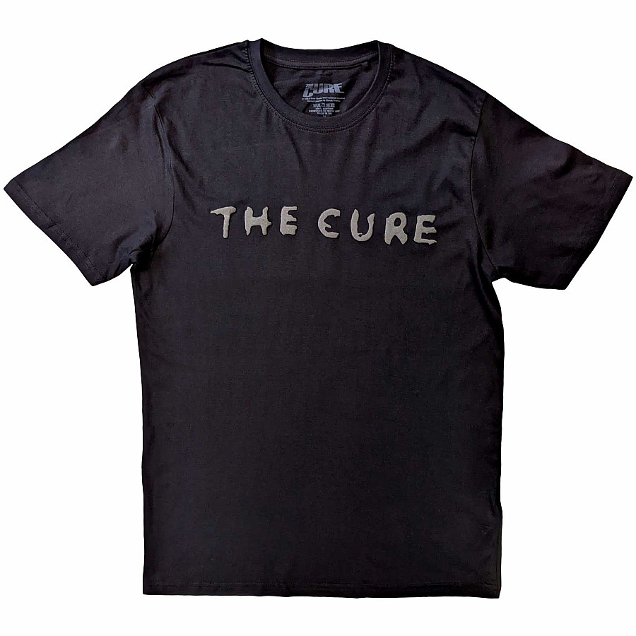 The Cure tričko, Circle Logo Hi-Build Black, pánské, velikost M