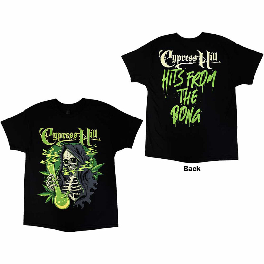 Cypress Hill tričko, Skull Bong Black, pánské, velikost S