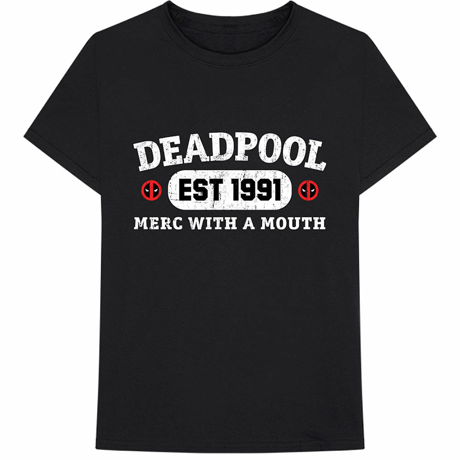Deadpool tričko, Merc With A Mouth Black, pánské, velikost L