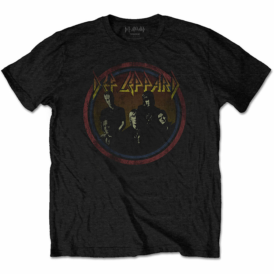 Def Leppard tričko, Vintage Circle, pánské, velikost M