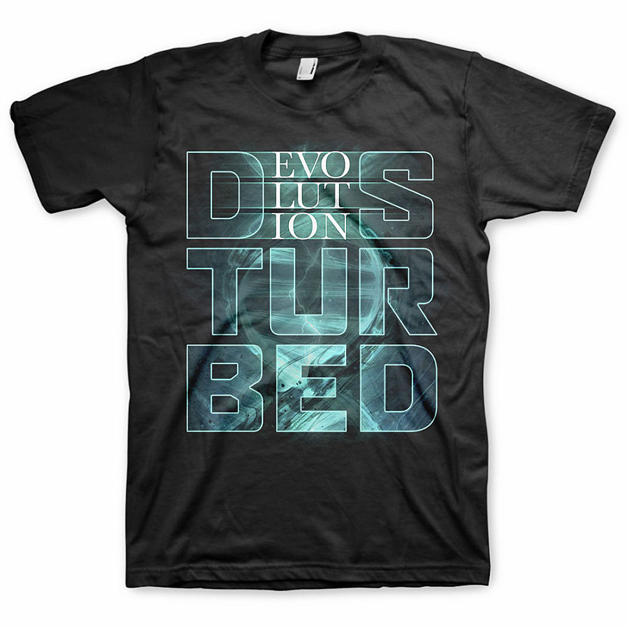 Disturbed tričko, Evolution Black, pánské, velikost XL