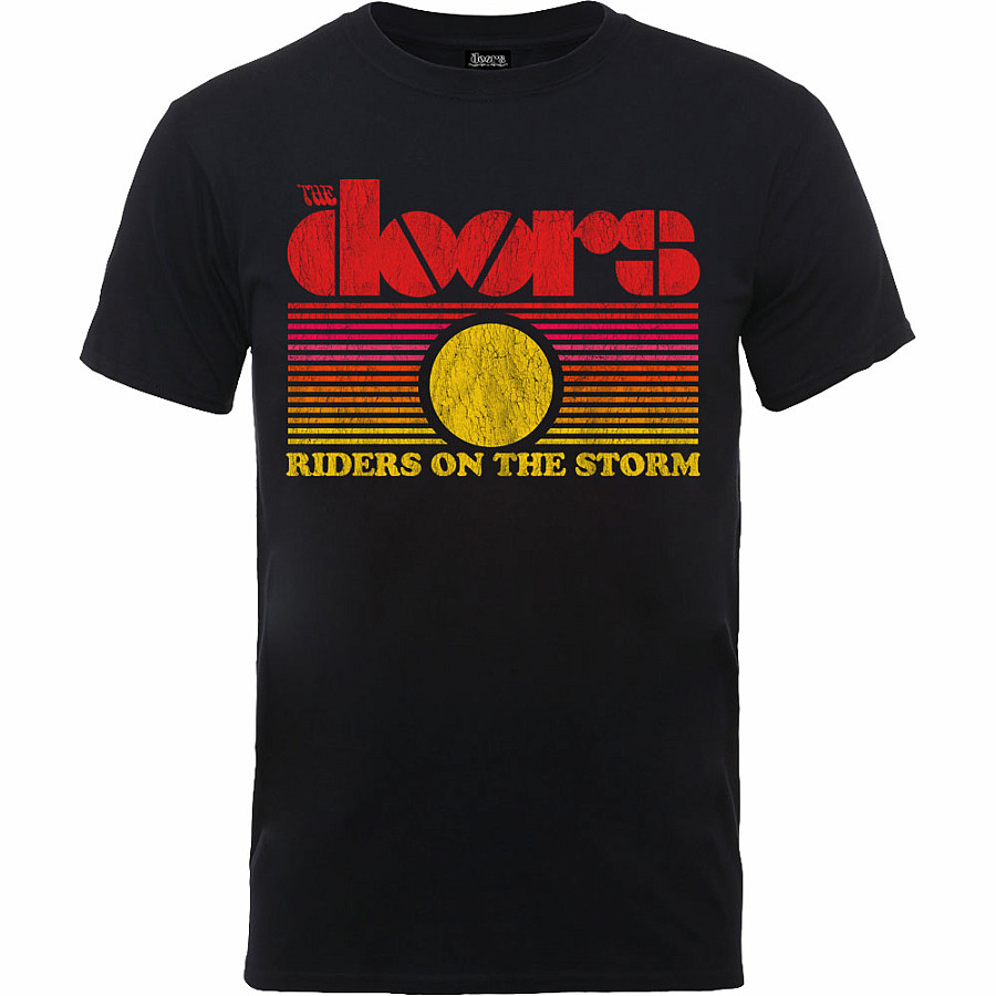 The Doors tričko, Rots Sunset Black, pánské, velikost M