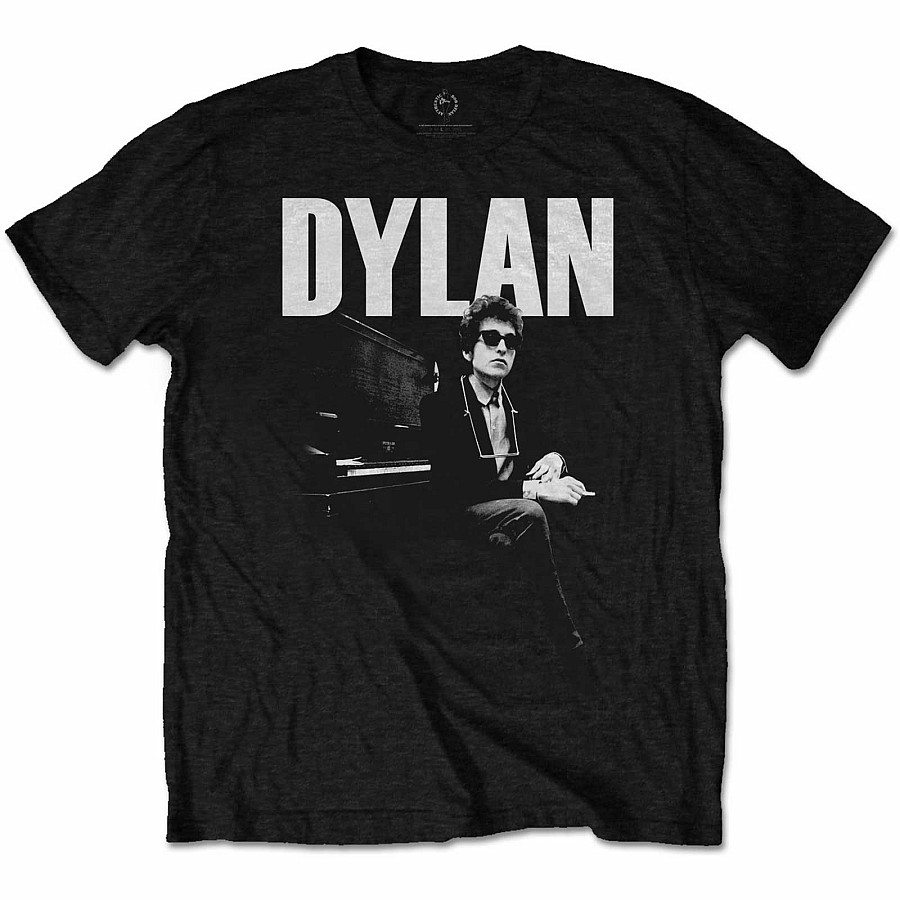 Bob Dylan tričko, At Piano, pánské, velikost XXL