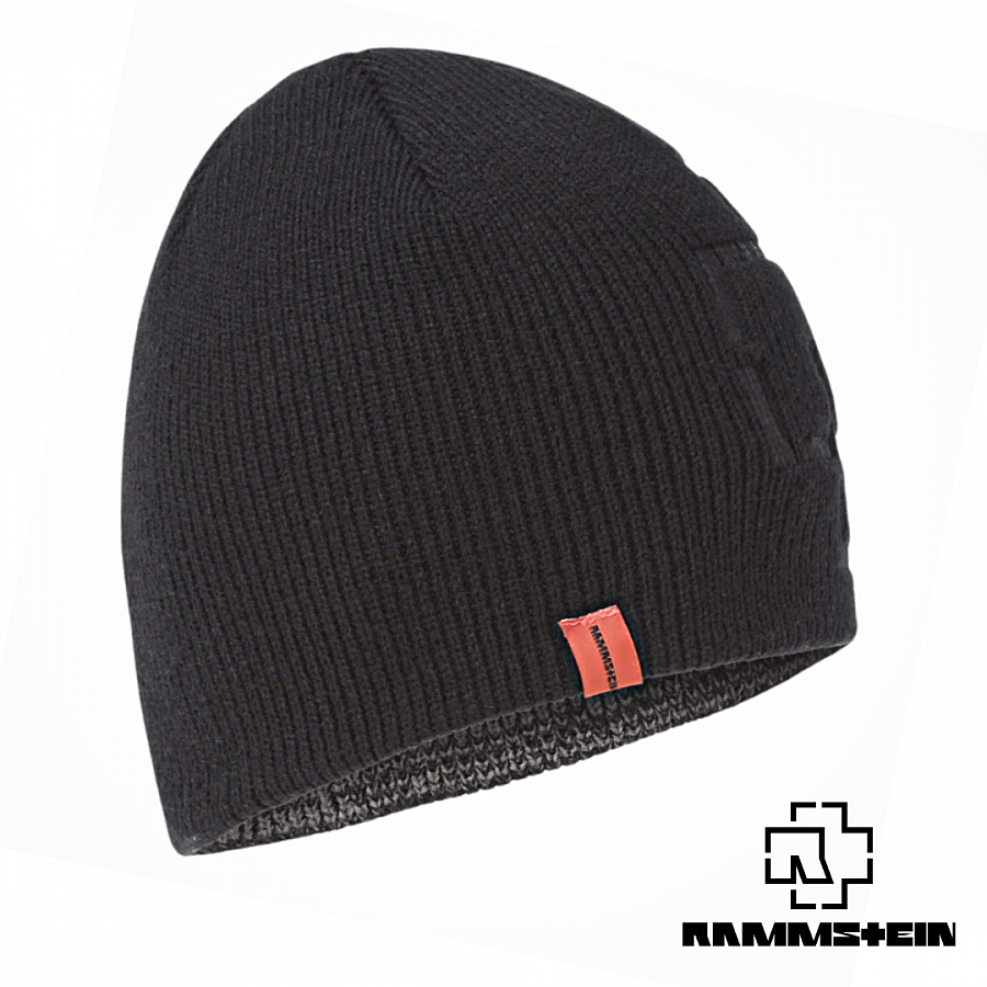 Rammstein oboustranný zimní kulich, Rammstein Reversible One Size, unisex