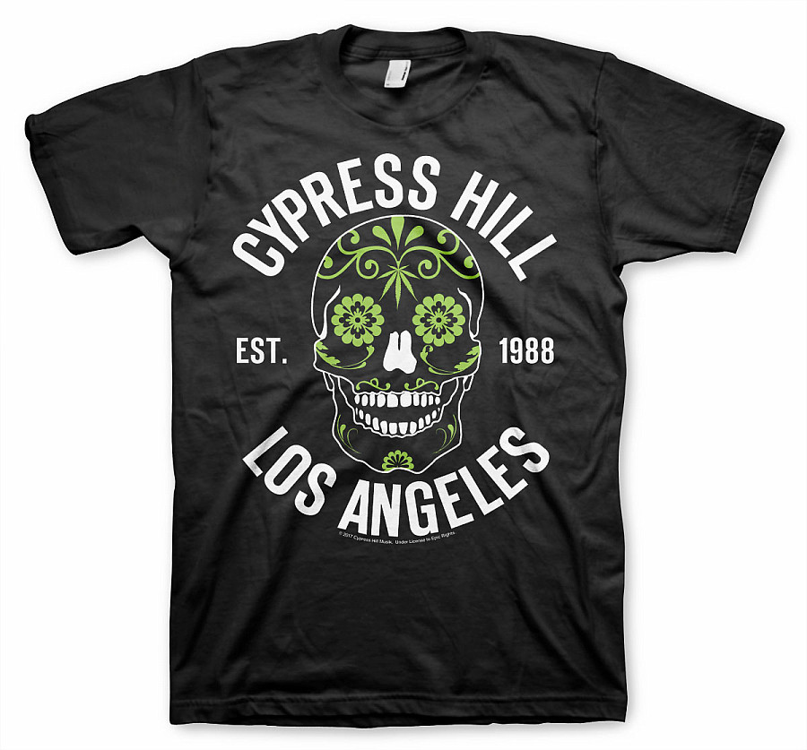 Cypress Hill tričko, Sugar Skull, pánské, velikost XXL