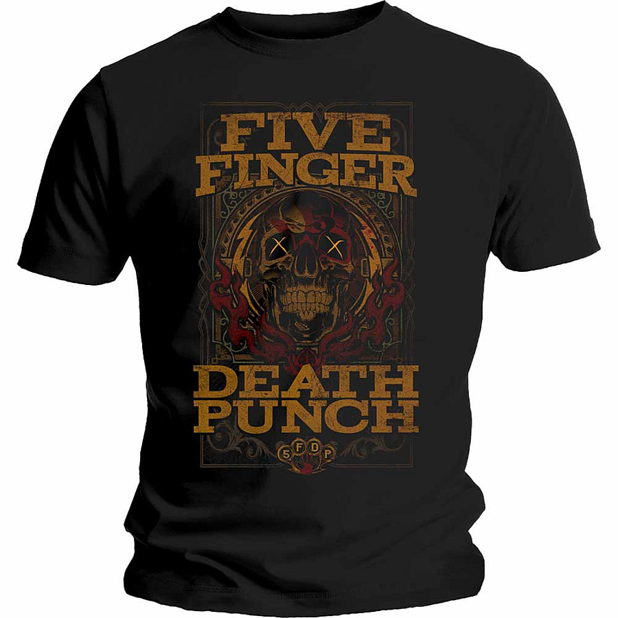 Five Finger Death Punch tričko, Wanted, pánské, velikost L