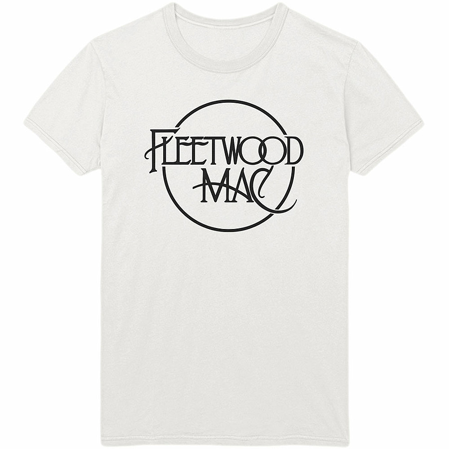 Fleetwood Mac tričko, Classic Logo White, pánské, velikost XL