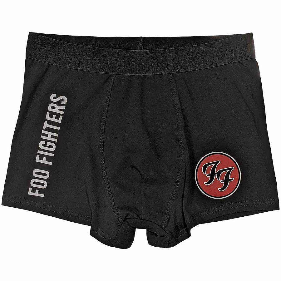 Foo Fighters boxerky CO+EA, FF Logo Black, pánské, velikost M