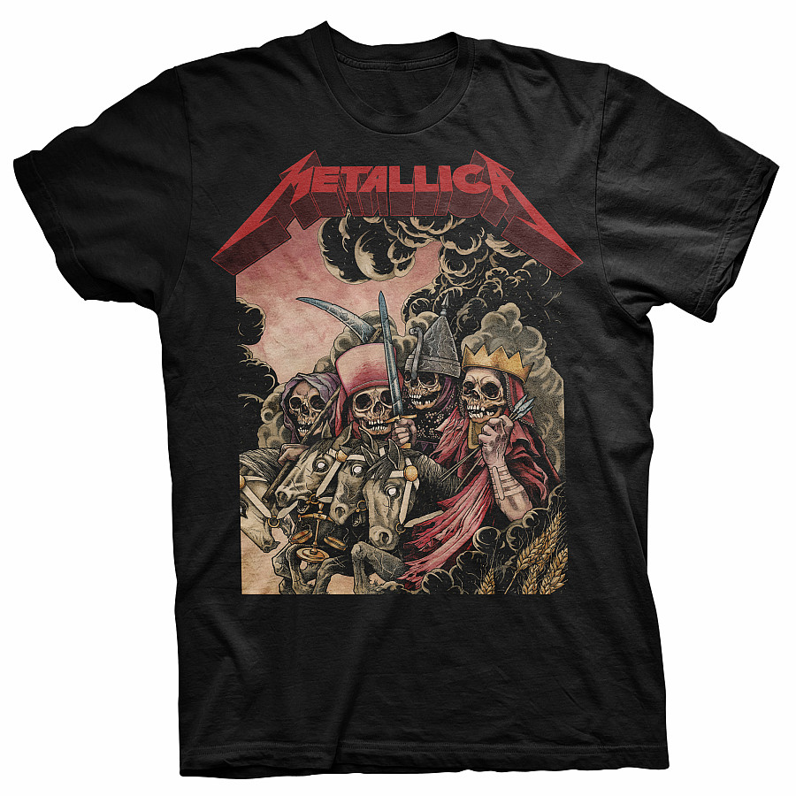 Metallica tričko, Four Horsemen Black, pánské, velikost S