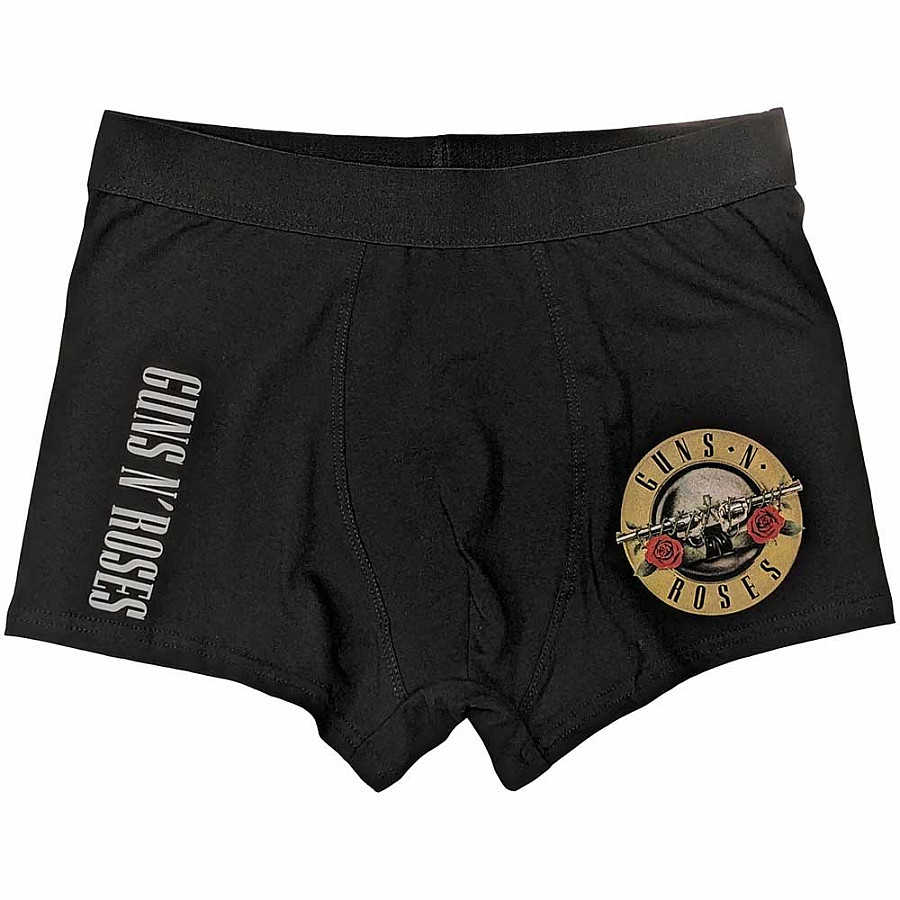 Guns N Roses boxerky CO+EA, Classic Logo Black, pánské, velikost XXL