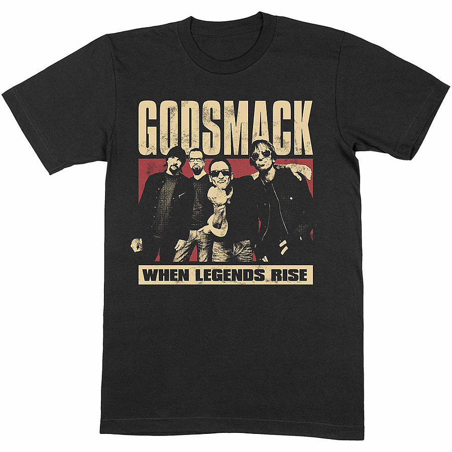 Godsmack tričko, Legends Photo Black, pánské, velikost S