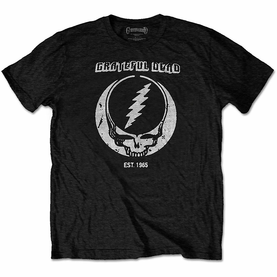 Grateful Dead tričko, Est. 1965 Eco-Tee Black, pánské, velikost M