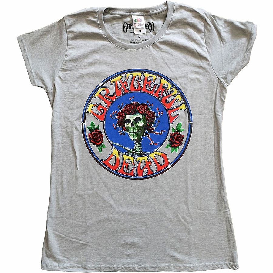 Grateful Dead tričko, Bertha Circle Vintage Wash Girly Grey, dámské, velikost XL