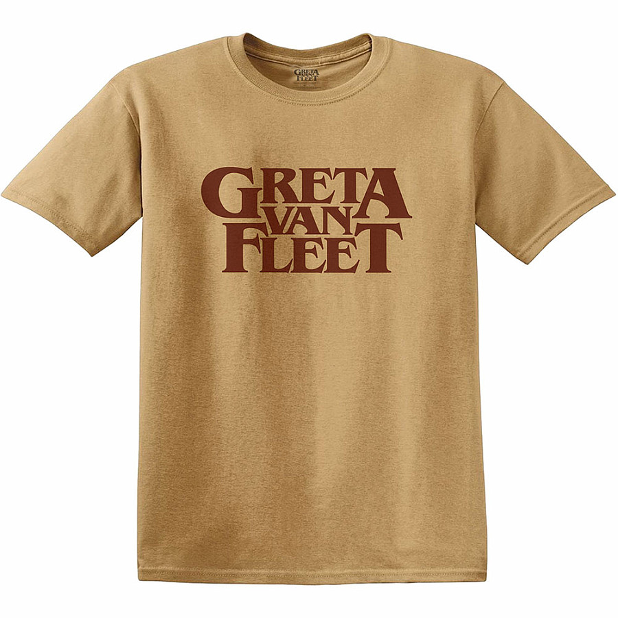 Greta Van Fleet tričko, Logo Gold, pánské, velikost M