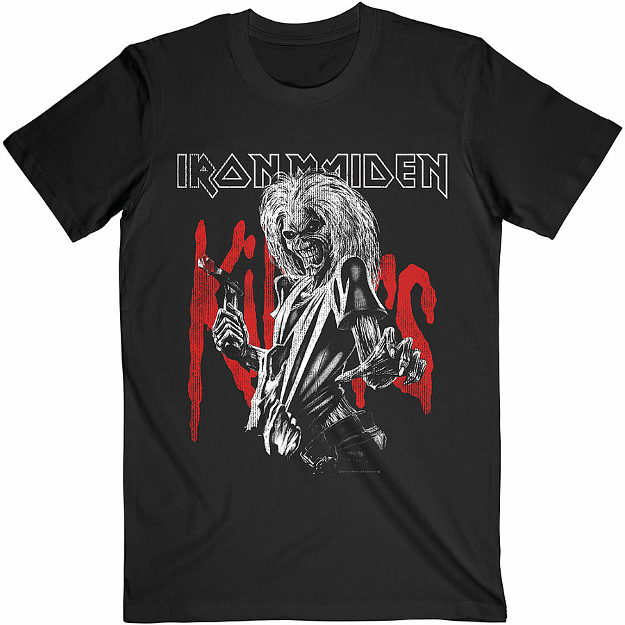 Iron Maiden tričko, Killers Eddie Large Graphic Distress Black, pánské, velikost S