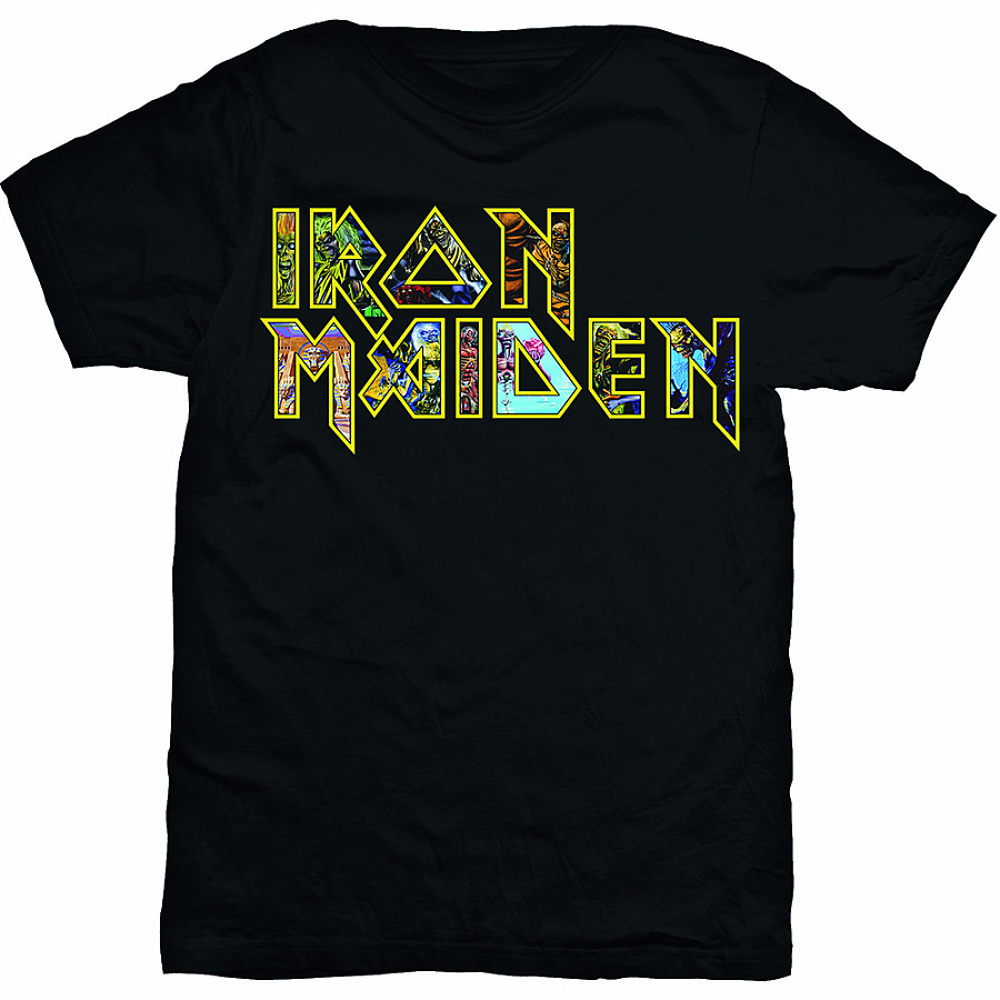 Iron Maiden tričko, Eddie Logo, pánské, velikost S