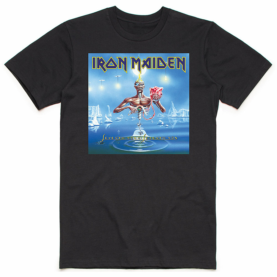Iron Maiden tričko, Seventh Son Box Black, pánské, velikost L