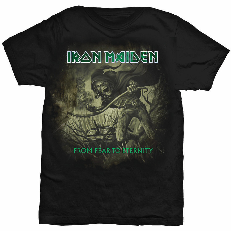 Iron Maiden tričko, From Fear To Eternity Distressed, pánské, velikost S