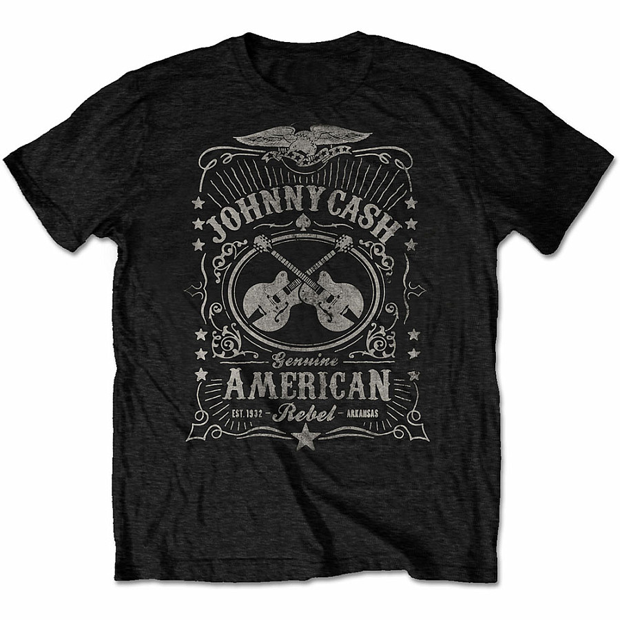 Johnny Cash tričko, American Rebel Distressed, pánské, velikost L