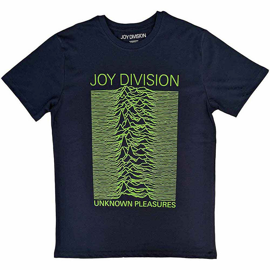 Joy Division tričko, Unknown Pleasures FP Navy Blue, pánské, velikost L