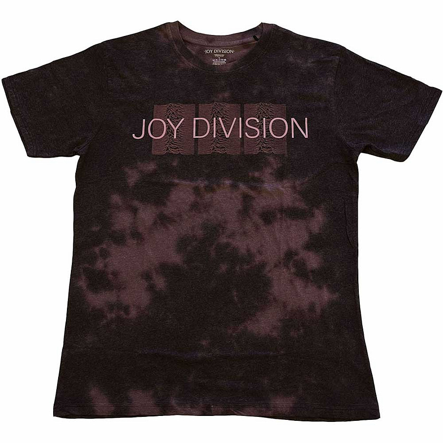 Joy Division tričko, Mini Repeater Pulse Wash Purple, pánské, velikost S