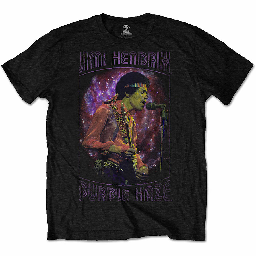 Jimi Hendrix tričko, Purple Haze Frame, pánské, velikost L