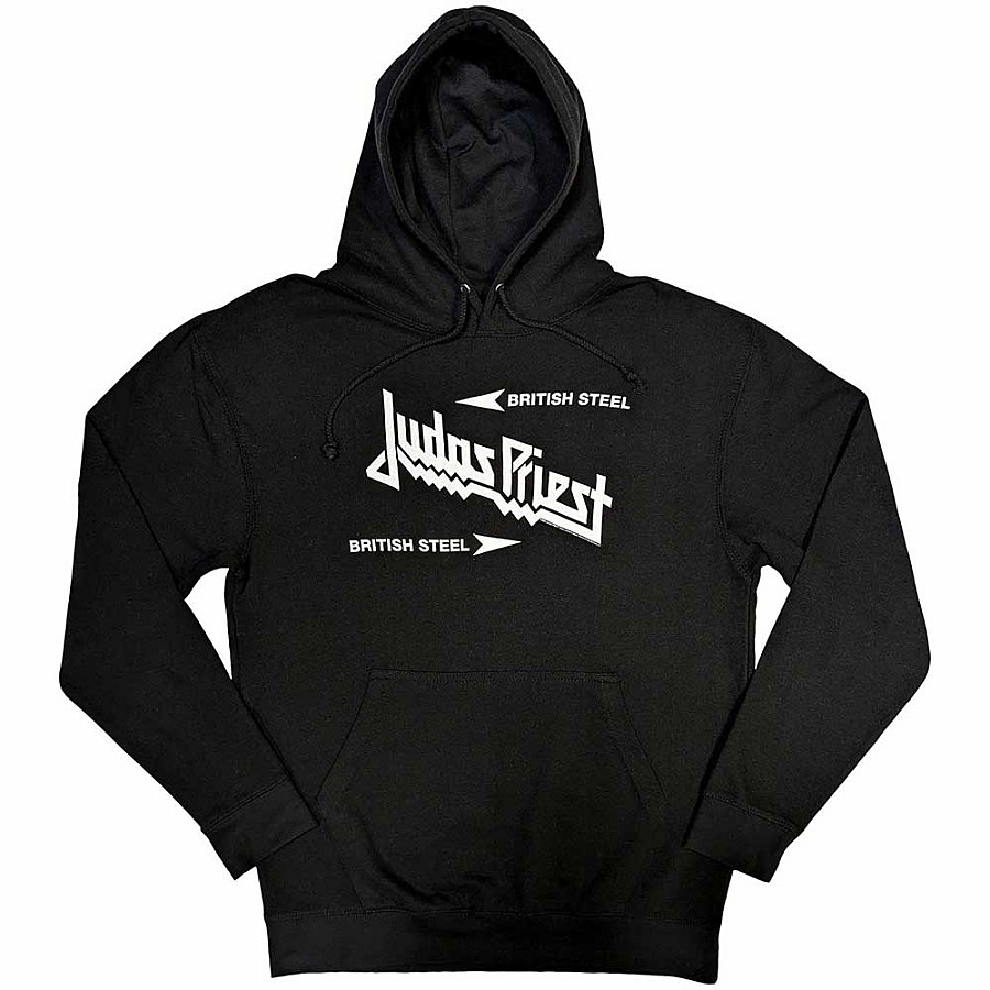 Judas Priest mikina, British Steel Logo Black, pánská, velikost XXL